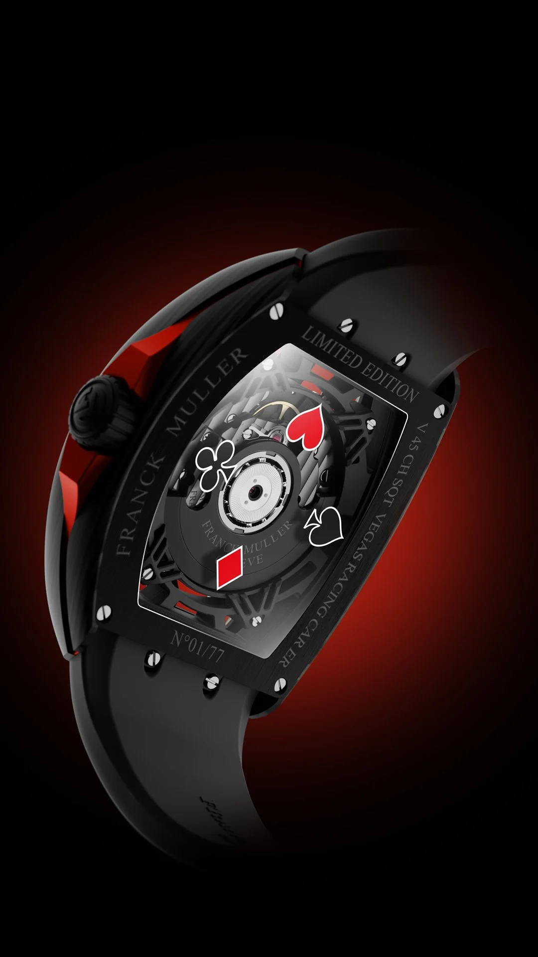 FRANCK MULLER Vegas 自動巻き時計 Vanguard Crazy Hours Vegas Racing - Franck Muller